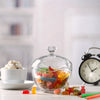 Dove Glass Bowl, Candy Bowl, Food Storage Container - CRYSTALIA GLASS
